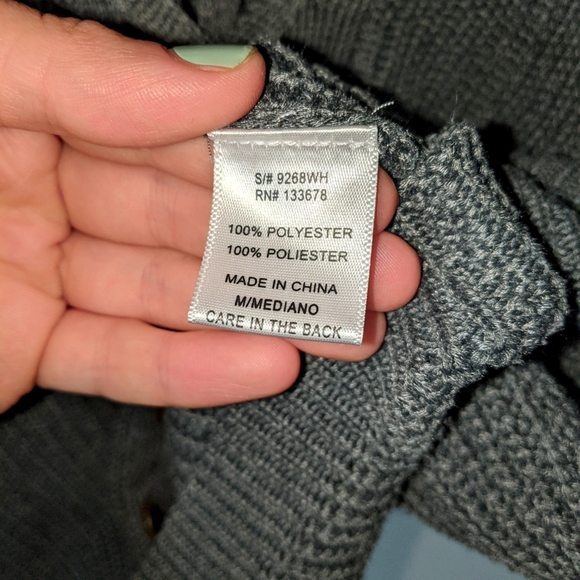 Lace-Up Front Lightweight Knit Sweater - Picture 4 of 5